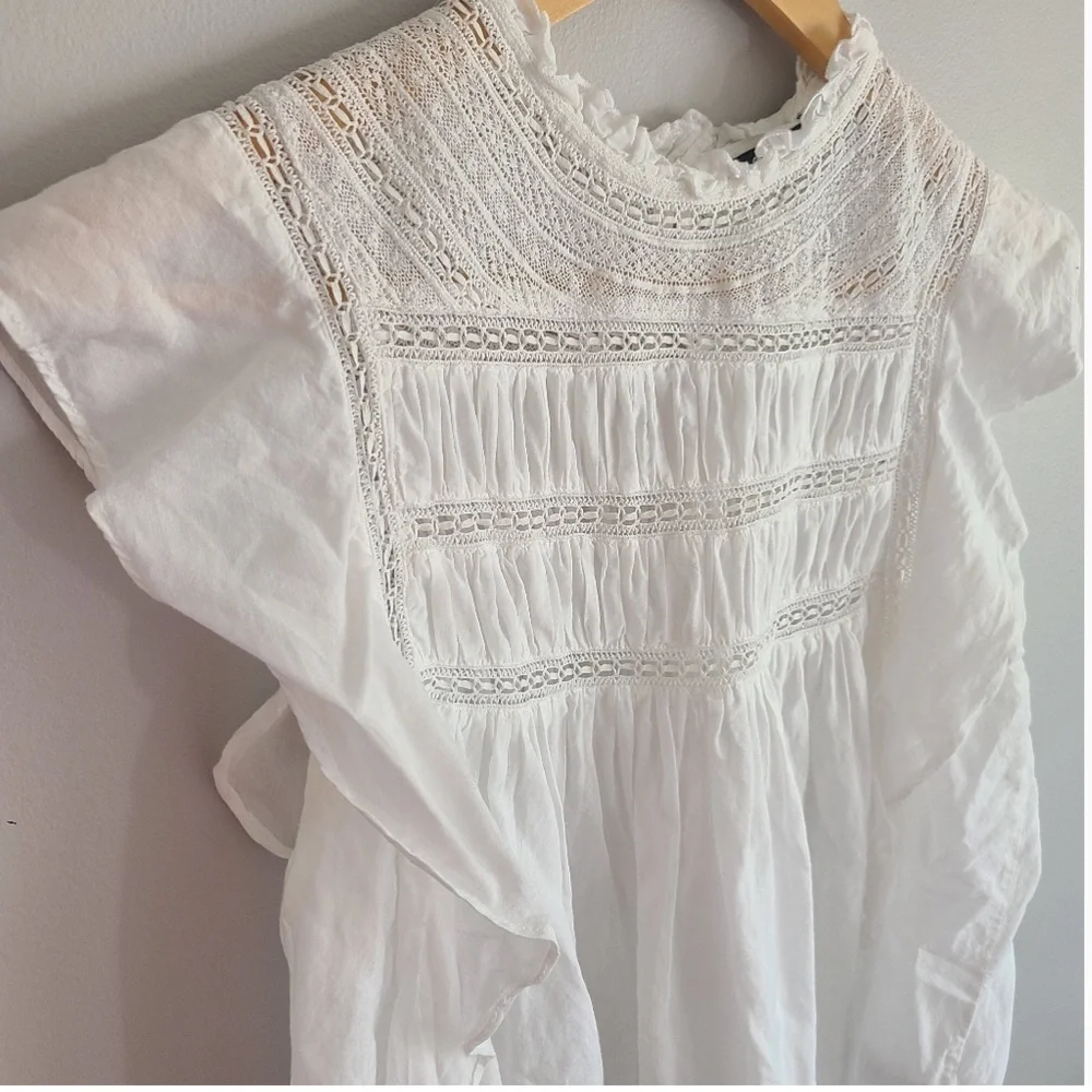 LOVE SAM White Lace Top - Picture 7 of 8